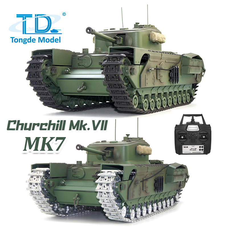 Tongde RC Tank 1/16 Churchill  - Home Automation Tutorial recension och pris