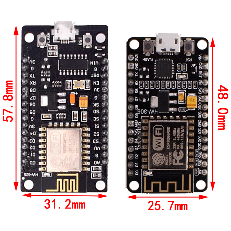 Wireless Module CH340/CP2102/C - Esp8266 Nodemcu Board recension och pris